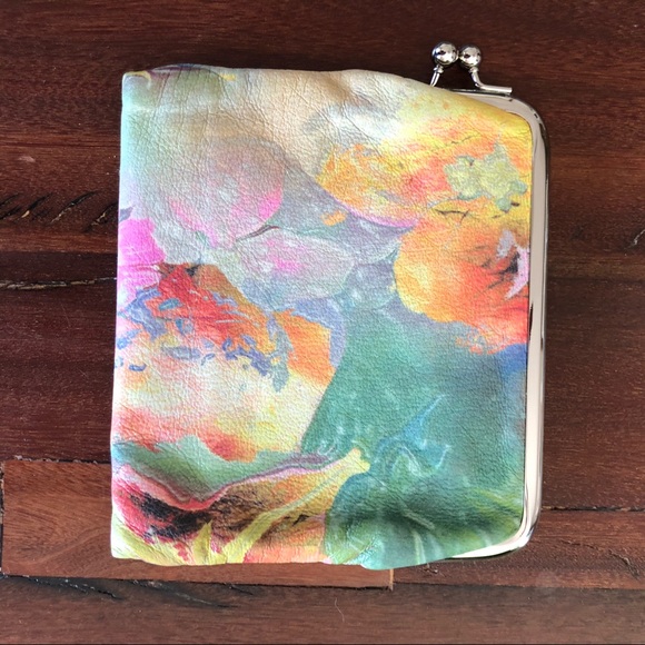 Hobo painted leather clutch - Picture 2 of 7